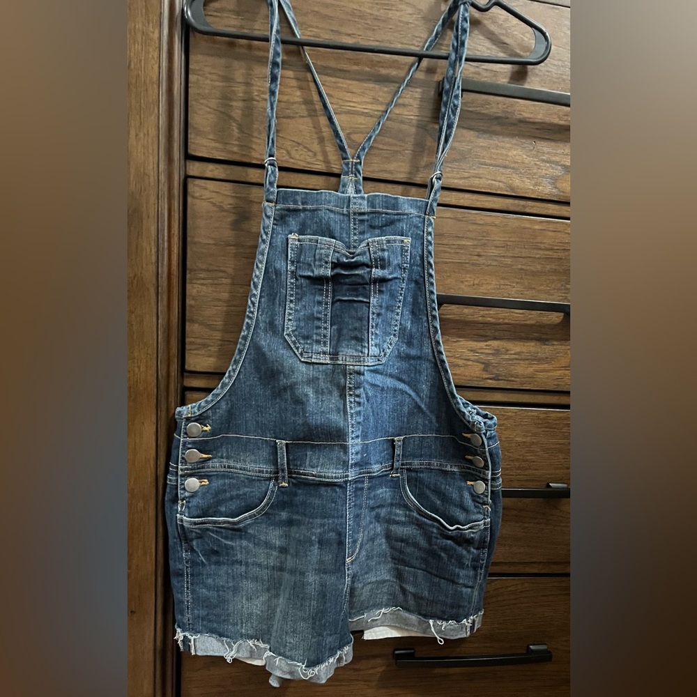 Denim overalls